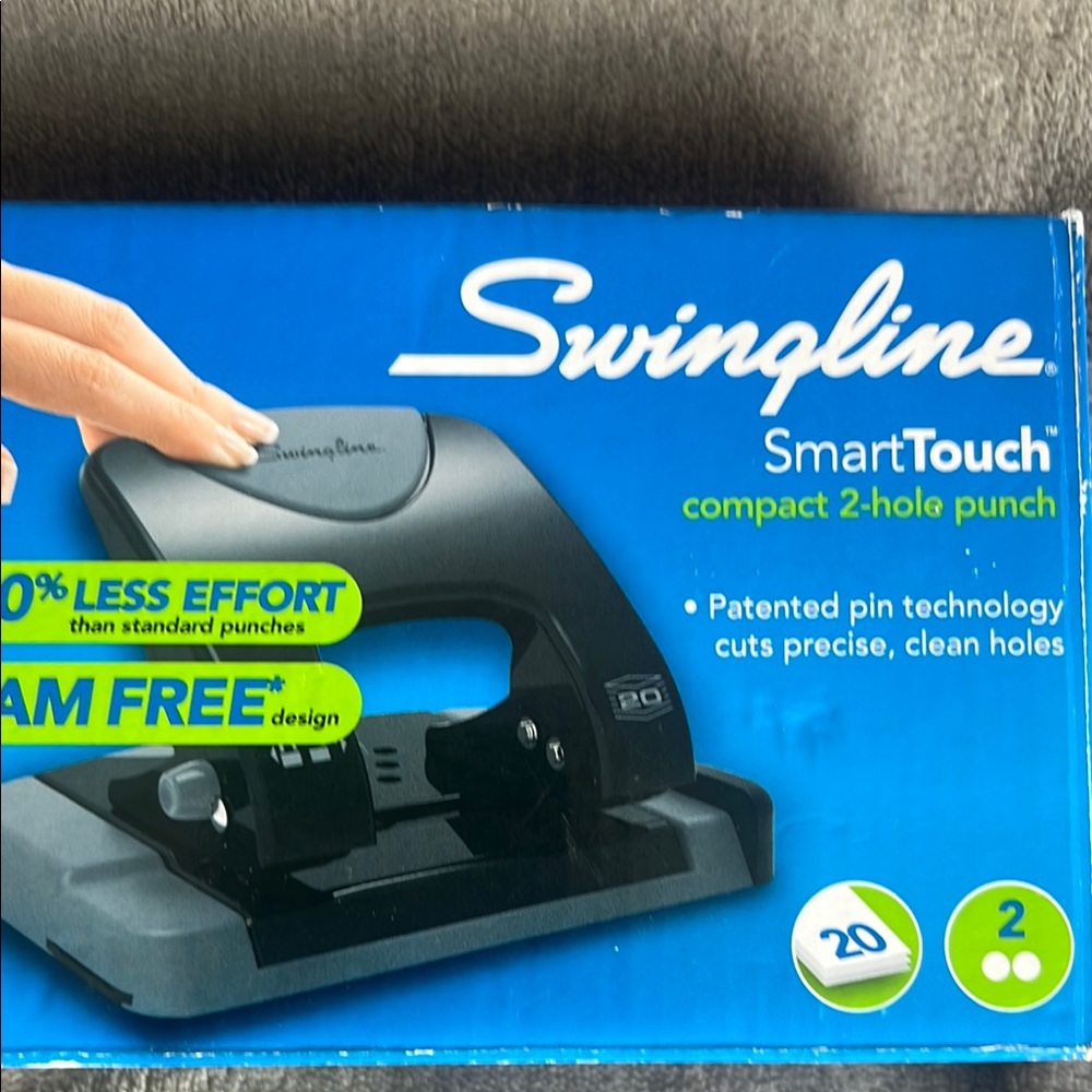 Smart Touch Compact 2- hole‎ puncher